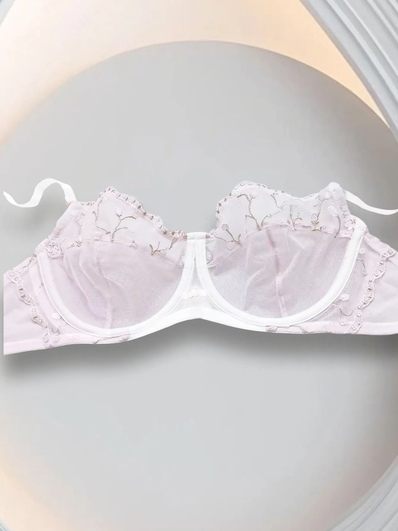 The Ethereal Gold-Mist Balconette