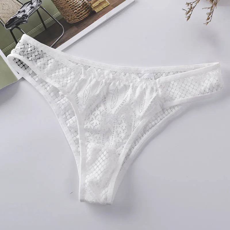 The White Willow Lace Thong